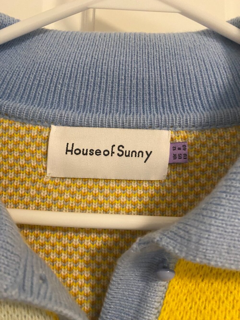 House of Sunny, Mushroom/Daisy Cardigan EUC Size 8/M - Picture 6 of 7